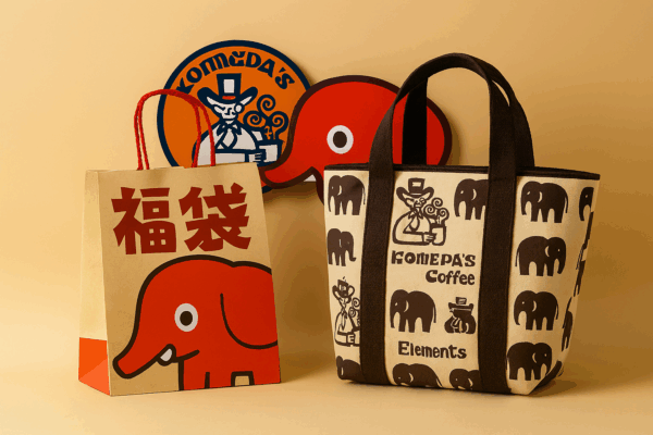【噂は本当？】コメダ福袋2026は象柄バッグ！ドムドムコラボ説の真相とは？予約日・中身・値段を予想！