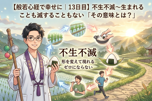 【般若心経で幸せに｜13日目】不生不滅～生まれることも滅することもない「その意味とは？」