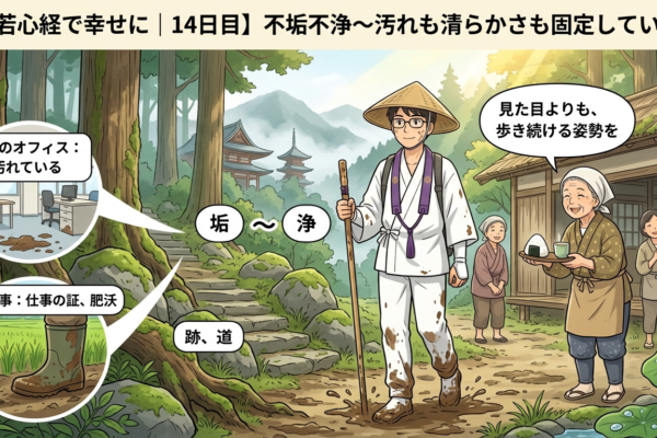 【般若心経で幸せに｜14日目】不垢不浄～汚れも清らかさも固定していない