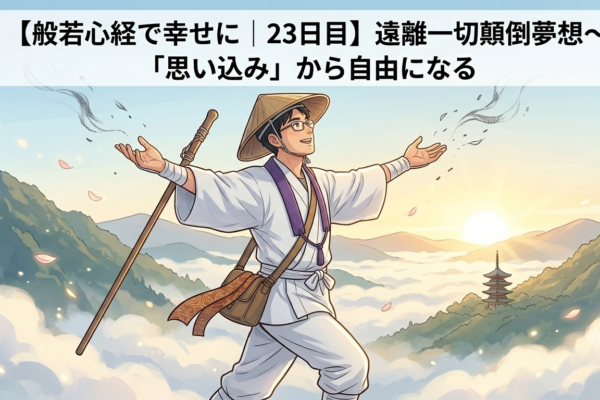 【般若心経で幸せに｜23日目】遠離一切顛倒夢想～「思い込み」から自由になる